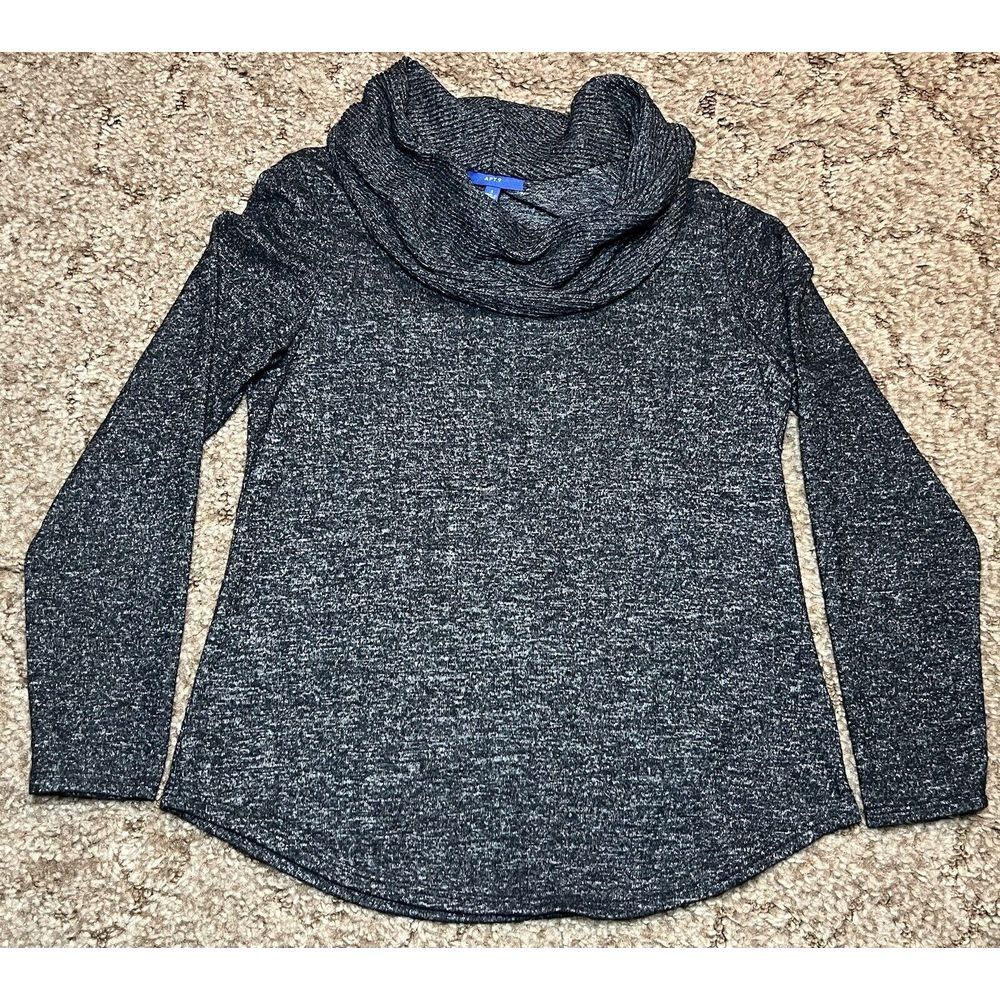 Apt‎ 9 Turtleneck Sweater Womens Small Gray Pullover Casual Ladies